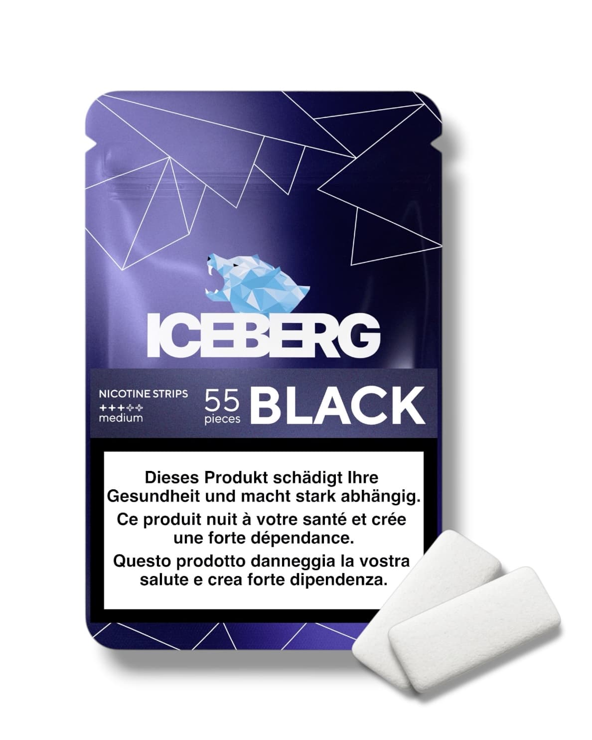 Black Nicotine Strips