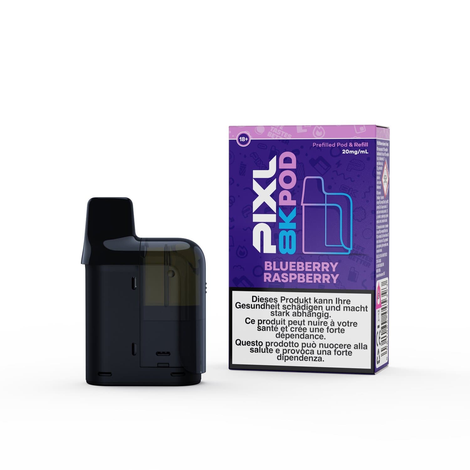 8000 Pod Blueberry Raspberry