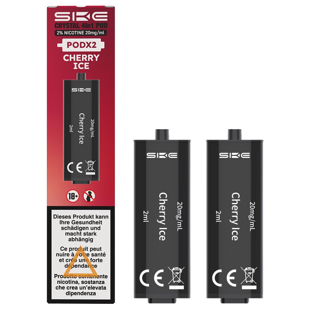 4 in 1 2x2ml Pods (20mg) Cherry Ice