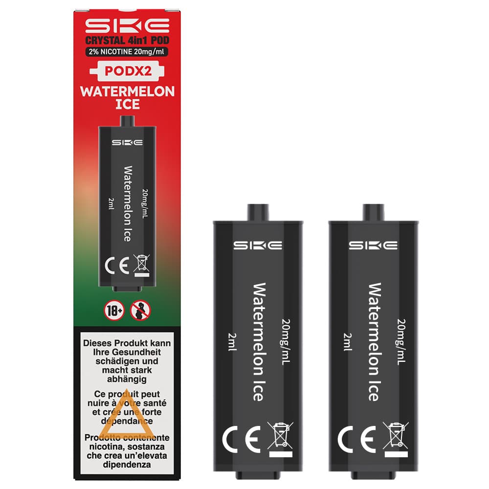 4 in 1 2x2ml Pods (20mg) Watermelon Ice