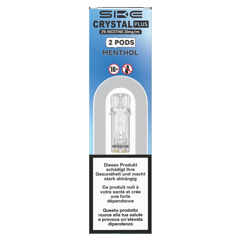 Plus 2 x 2ml Pods (20mg) Menthol (Vertical)