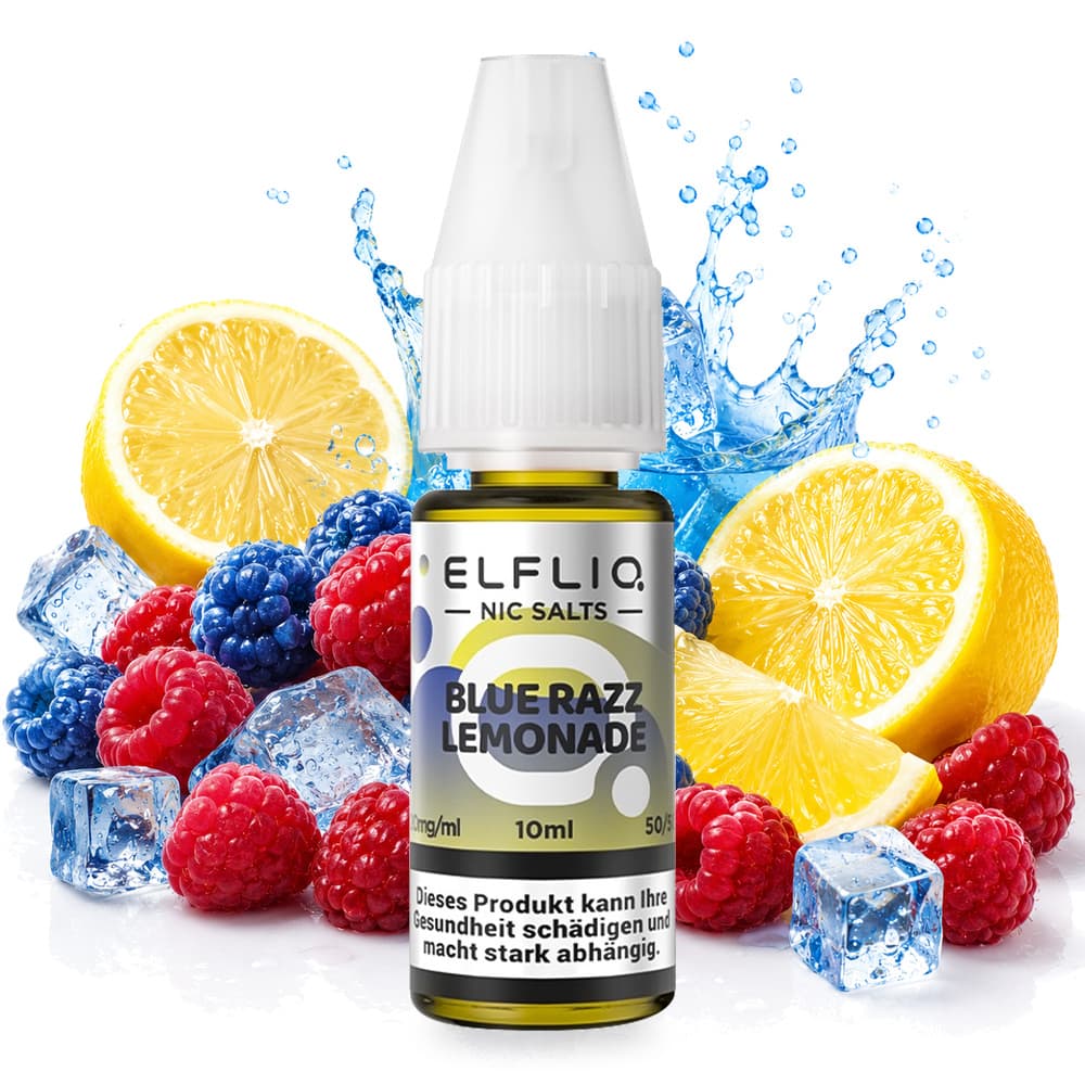 ELFBAR Elfliq (20mg) - Blue Razz Lemonade E-Liquid – PouchVape.ch