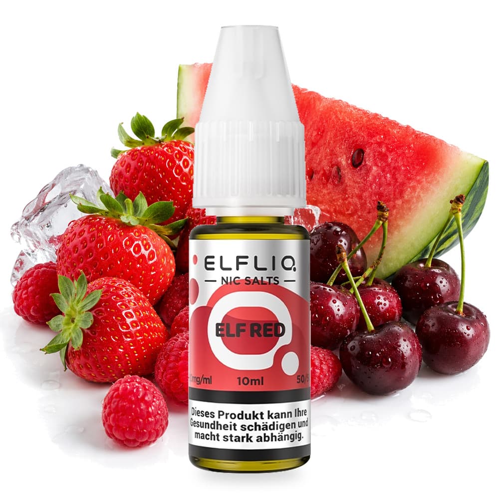 ELFBAR Elfliq (20mg) - ELF RED E-Liquid – PouchVape.ch