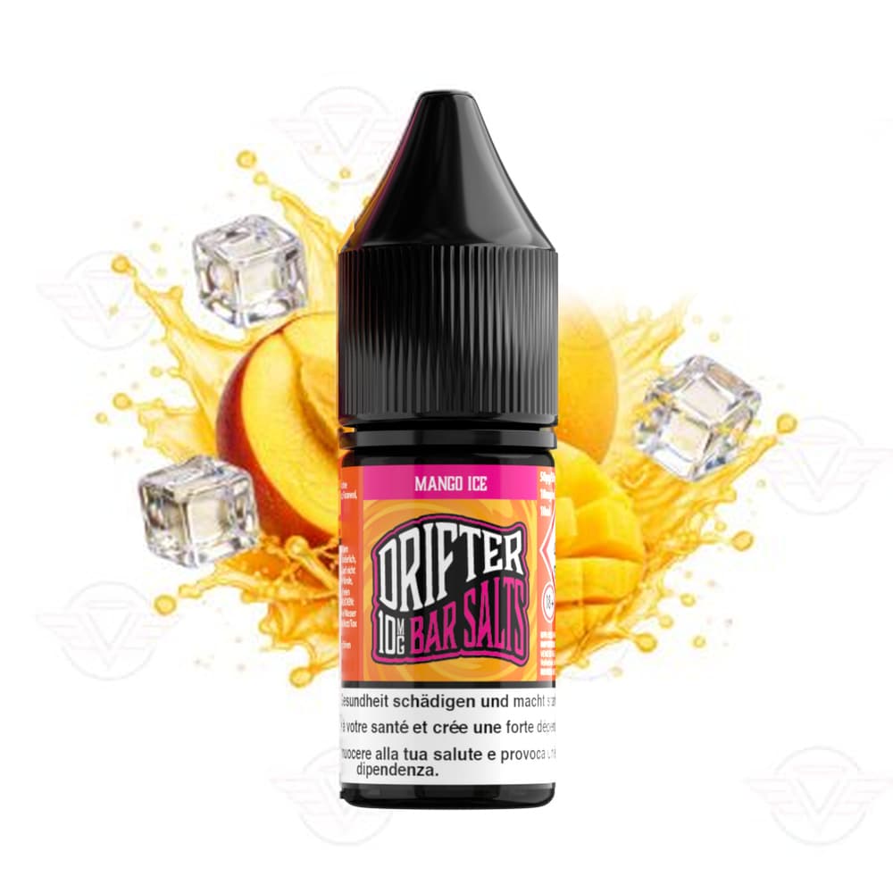 Drifter Bar Salt Liquid 10mg 10ml - Mango Ice E-Liquid – PouchVape.ch