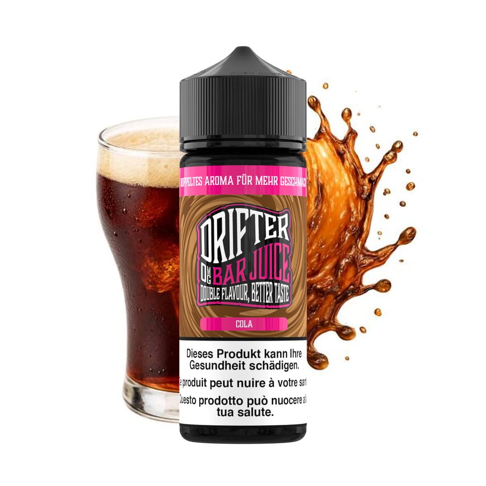 Drifter Bar Juice Shortfill 0mg 100ml - Cola E-Liquid – PouchVape.ch