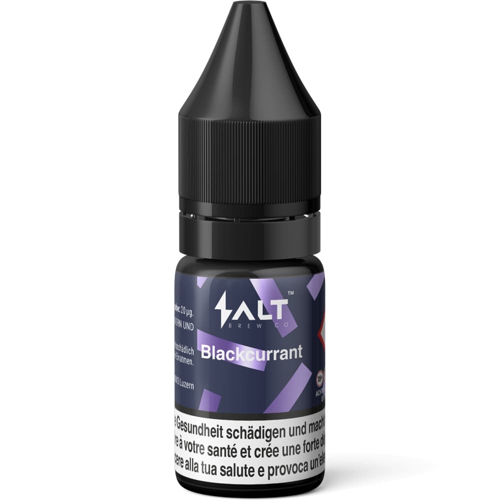 Salt Brew Liquid 10mg 10ml - Blackcurrant E-Liquid – PouchVape.ch