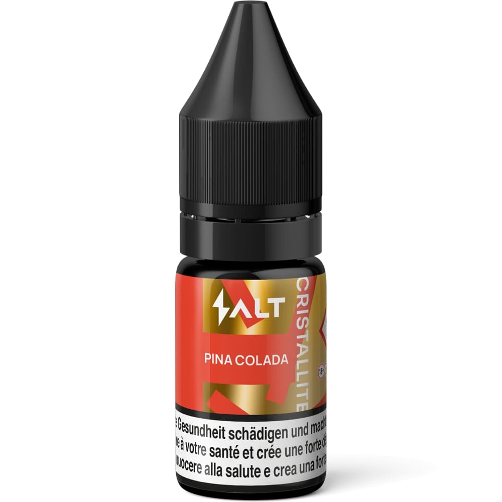 Salt Cristallite Liquid 20mg 10ml - Pina Colada E-Liquid – PouchVape.ch