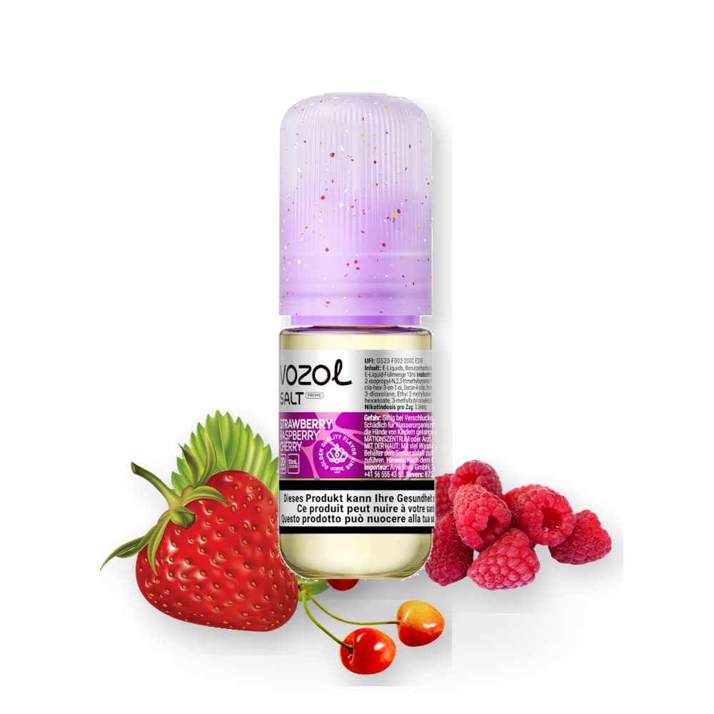 Liquid 20mg 10ml Strawberry Raspberry Cherry