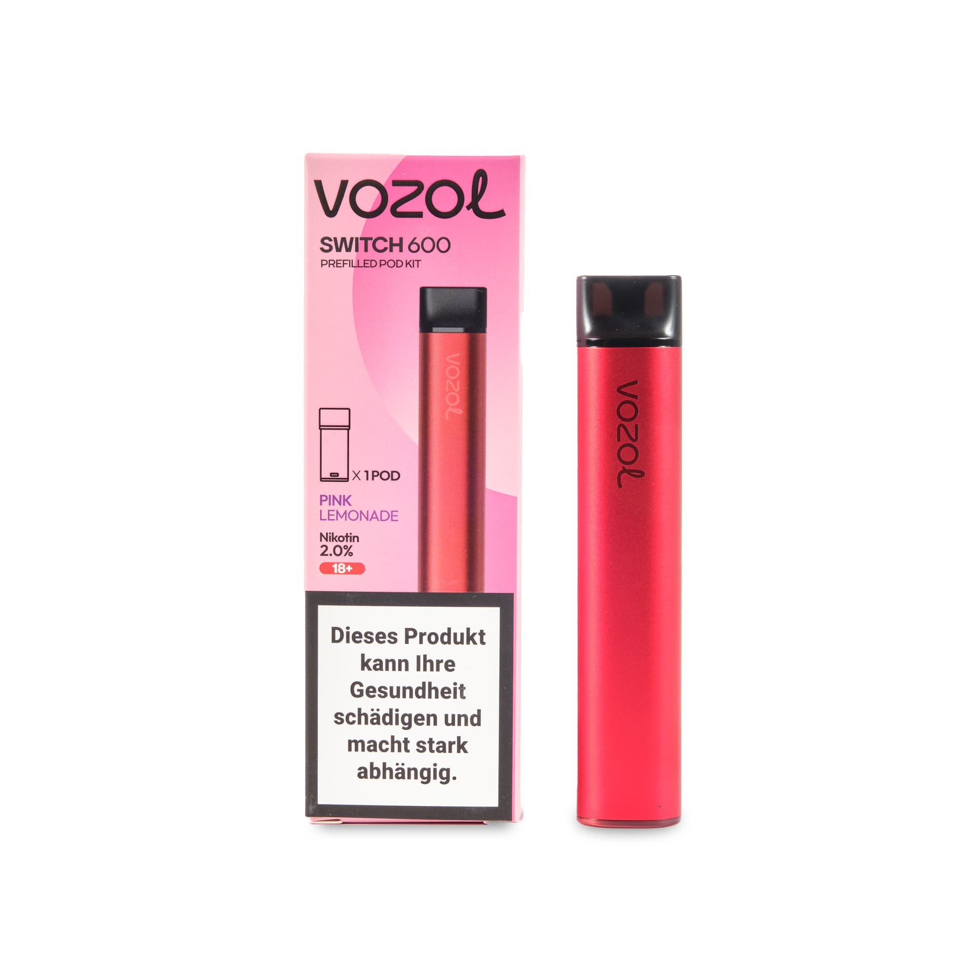 Switch 600 Kit Red & Pink Lemonade
