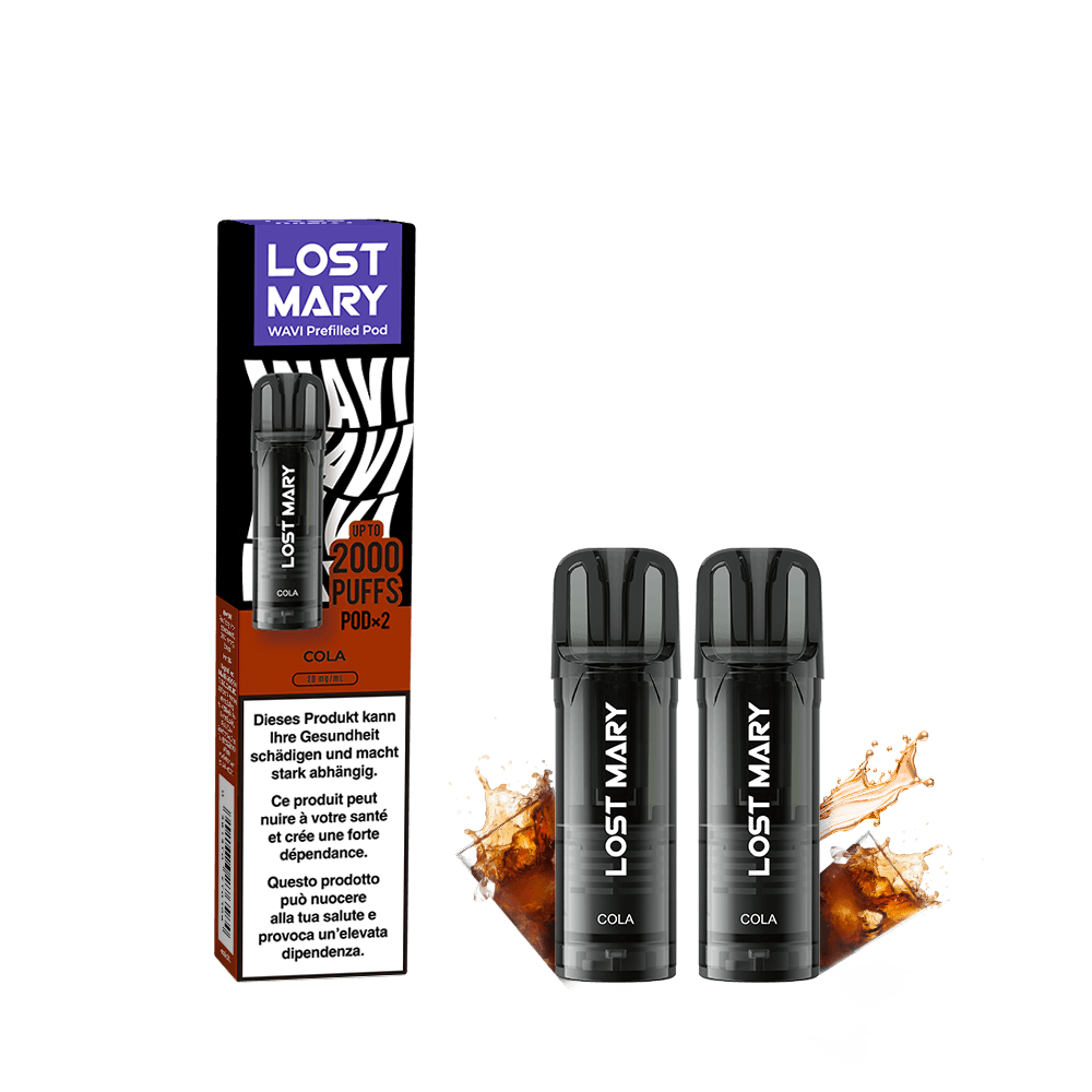LOST MARY WAVI Pod 2 x 2ml Pods (20mg) - Cola Podsystem – PouchVape.ch