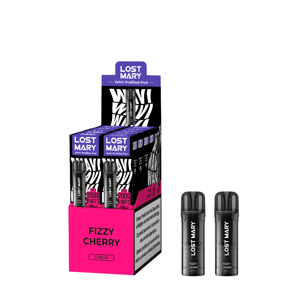 LOST MARY WAVI Pod 2 x 2ml Pods (20mg) - Fizzy Cherry Podsystem – PouchVape.ch