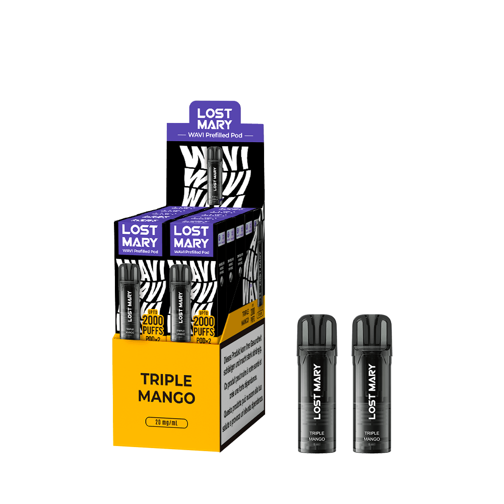 LOST MARY WAVI Pod 2 x 2ml Pods (20mg) - Triple Mango Podsystem – PouchVape.ch