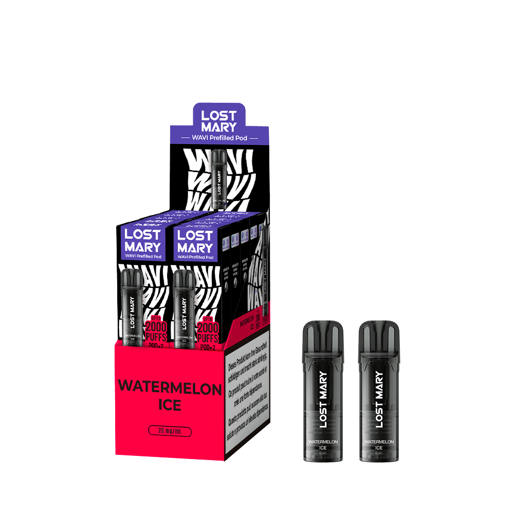 LOST MARY WAVI Pod 2 x 2ml Pods (20mg) - Watermelon Ice Podsystem – PouchVape.ch